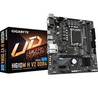 Gigabyte | H610M H V2 G1.0 | Rodzina procesorów Intel | Gniazdo procesora LGA1700 | DDR4 DIMM | Obsługiwane interfejsy dysków twardych M.2, SATA | Liczba złączy SATA 4
