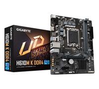 GIGABYTE H610M K DDR4 Carte mère - Compatible avec processeurs Intel Core 14th Gen CPUs, 3+1+1 Phases Hybrid Power Design, up to 3200MHz DDR4, 1xPCIe 3.0 M.2, GbE LAN, USB 3.2 Gen 1