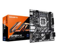 GIGABYTE H810M K Carte Mère - Processeurs Intel Core Ultra (Série 2), VRM 3+1+2 phases, jusqu'à 6400 MHz DDR5, 1 x M.2 PCIe 4.0, LAN 1 GbE, USB 3.2 Gen 1