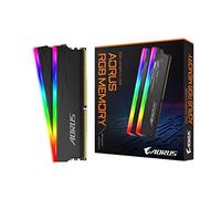 Gigabyte Kit de mémoire AORUS GP-ARS16G33 (RVB/16 Go RAM/16 Go (2 x 8 Go)/ 3333 MHz/Prend en Charge AORUS Memory Boost/RGB Fusion 2.0/Selected Memory Ics/100% trié et testé/Mémoire)