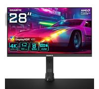 GIGABYTE M28U Moniteur de jeu Arm Edition 28" 4K UHD - 3840 x 2160, 144Hz, 1ms, 250 cd/m², FreeSync Premium Pro, Display HDR400, HDMI 2.1, DisplayPort 1.4
