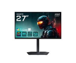 GIGABYTE MO27U2-EK Moniteur Gaming 27" 4K UHD QD-OLED 3840x2160 240Hz 0.03ms GTG DisplayHDR 400 True Black HDMI 2.1 DisplayPort 1.4 G-SYNC/FreeSync