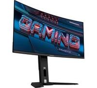 GIGABYTE Moniteur de jeu courbé OLED WQHD MO34WQC 34" - 3440 x 1440, 175Hz, 0.03ms, KVM, 250 cd/m², FreeSync Premium Pro, DisplayHDR True Black 400, HDMI 2.1, Displayport 1.4