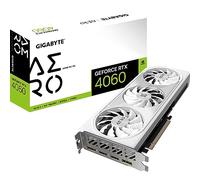 Gigabyte NVIDIA GeForce RTX 4060 AERO OC Carte graphique - 8GB GDDR6, 128-bit, PCI-E 4.0, 2550MHz Core Clock, 2x DP 1.4, 2x HDMI 2.1a, NVIDIA DLSS 3 - GV-N4060AERO OC-8GD