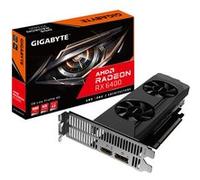 Gigabyte Radeon RX 6400 D6 LOW PROFILE 4G - Carte graphique - Radeon RX 6400 - 4 Go GDDR6 - PCIe 4.0 profil bas - HDMI, DisplayPort G