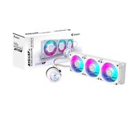 GIGABYTE AORUS WATERFORCE II 360 ICE Refroidisseur liquide pour processeur AIO - 3x ventilateurs ARGB de 120 mm, mécanisme d'emboîtement coulissant, DAISY-CHAIN, compatible avec Intel LGA 1851 et AMD AM5