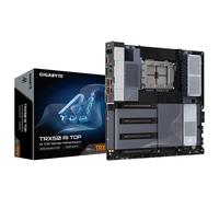 GIGABYTE TRX50 AI TOP - Prend en charge les processeurs AMD Ryzen PRO 7000, VRM numérique 16+8+4 phases, jusqu'à 5200MHz DDR5 (OC), 4xPCIe 5.0 + 4xPCIe 4.0 M.2, Wi-Fi 7, LAN 10GbE, USB 3.2 Gen 2x2