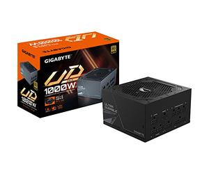 Gigabyte UD1000GM PG5 80 Plus Gold Unité d'alimentation entièrement modulaire PCIe 5.0 1000 W (Rev 2.0), ATX 3.0, connecteur GPU 12 VHPWR, câbles Plats, Garantie 10 Ans