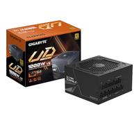 GIGABYTE UD1000GM PG5 V2 Unité d'alimentation PCIe Gen 5.1, 80 Plus Gold, Design entièrement modulaire, Ventilateur de 120 mm, Compatible ATX 3.1, Prise Britannique