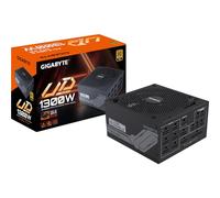 GIGABYTE UD1300GM PG5 V2 Bloc d'alimentation - 1300 W, certifié 80 Plus Gold, condensateurs Japonais, entièrement modulaire, Conforme aux Normes ATX 3.0 et PCIe 5.0, Prise Britannique
