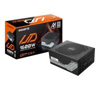 GIGABYTE UD1600PM PG5 AI Top Bloc d'alimentation - PCIe 5.0, 80 Plus Platinum, Design entièrement modulaire, Ventilateur 120 mm, Compatible ATX 3.1, Prise EU