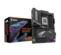 GIGABYTE X870 AORUS ELITE WIFI7 Carte Mère - Prend en charge les processeurs AMD Ryzen 9000, 16+2+2 phases VRM, jusqu'à 8000MHz DDR5 (OC), 3xPCIe 5.0 + 1xPCIe 4.0, Wi-Fi 7, LAN 2,5GbE, USB 4