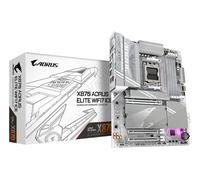 GIGABYTE X870 AORUS ELITE WIFI7 ICE Carte Mère - Prend en charge les processeurs AMD Ryzen 9000, 16+2+2 phases VRM numérique, jusqu'à 8200MHz DDR5 (OC), 3xPCIe 5.0 + 1xPCIe 4.0, Wi-Fi 7, LAN 2,5GbE, USB 4
