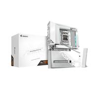 GIGABYTE X870 AORUS Stealth Ice Carte mère AMD AM5, ATX, DDR5, 4X M.2, PCIe 5.0, 2xUSB-4, USB-C, WIFI7, 5GbE LAN, EZ-Loquet