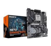 GIGABYTE X870 GAMING WIFI6 Carte Mère - Prend en charge les processeurs AMD Ryzen 9000, 8+2+2 phases VRM, jusqu'à 8000MHz DDR5 (OC), 1xPCIe 5.0 + 2xPCIe 4.0, Wi-Fi 6, LAN 2,5GbE, USB 4
