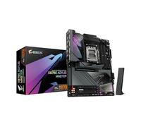 GIGABYTE X870E AORUS MASTER Carte Mère - Prend en charge les processeurs AMD Ryzen 9000, 16+2+2 phases VRM numérique, jusqu'à 8600MHz DDR5 (OC), 3xPCIe 5.0 + 1xPCIe 4.0, Wi-Fi 7, LAN 5GbE, USB 4