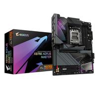 GIGABYTE X870E AORUS MASTER Carte Mère - Prend en charge les processeurs AMD Ryzen 9000, 16+2+2 phases VRM numérique, jusqu'à 8600MHz DDR5 (OC), 3xPCIe 5.0 + 1xPCIe 4.0, Wi-Fi 7, LAN 5GbE, USB 4