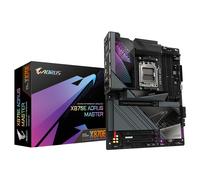 GIGABYTE X870E AORUS MASTER Carte Mère - Prend en charge les processeurs AMD Ryzen 9000, 16+2+2 phases VRM numérique, jusqu'à 8600MHz DDR5 (OC), 3xPCIe 5.0 + 1xPCIe 4.0, Wi-Fi 7, LAN 5GbE, USB 4