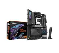GIGABYTE X870E AORUS PRO Carte Mère - Prend en charge les processeurs AMD Ryzen 9000, 16+2+2 phases VRM numérique, jusqu'à 8000MHz DDR5 (OC), 3xPCIe 5.0 + 1xPCIe 4.0, Wi-Fi 7, LAN 2.5GbE, USB 4