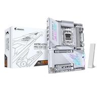 GIGABYTE X870E AORUS Pro X3D Ice Carte Mère - Prend en Charge Les processeurs AMD Ryzen 9000, VRM numérique 18+2+2 Phases, Jusqu’à 9000 Hz DDR5 (OC), 2 x PCIe 5.0 + 2 x PCIe 4.0, Wi-FI 7, LAN 5 GbE