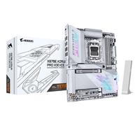 GIGABYTE X870E AORUS PRO X3D ICE Carte Mère - Prend en charge les processeurs AMD Ryzen 9000, VRM numérique 18+2+2 phases, jusqu'à 9000 Hz DDR5 (OC), 2 x PCIe 5.0 + 2 x PCIe 4.0, Wi-Fi 7, LAN 5 GbE, U