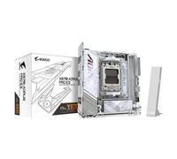 GIGABYTE X870I AORUS PRO ICE Carte mère - Compatible avec les processeurs AMD Ryzen série 9000, VRM 8+2+1 phases, jusqu'à 8400 MHz DDR5 (OC), 1xPCIe 5.0 M.2 + 1xPCIe 4.0 M.2, WI-FI 7, LAN 2,5 GbE, USB 4