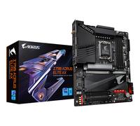 GIGABYTE Z790 AORUS ELITE AX Carte Mère - Prend en charge les processeurs Intel Core 14e génération, 16*+2+1 Phases VRM Numérique, jusqu'à 7600MHz DDR5 (OC), 4xPCIe 4.0 M.2, Wi-Fi 6E, 2.5GbE LAN, USB