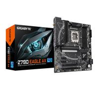 GIGABYTE Z790 EAGLE AX Carte mère - Prend en charge les processeurs Intel Core de 14e génération, VRM numérique 12+1+1 phases, jusqu'à 7600 MHz DDR5 (OC), 3xPCIe 4.0 M.2, Wi-Fi 6E, LAN 2.5GbE, USB 3.2