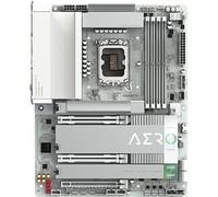GIGABYTE Carte mère Z890 AERO G - Prend en charge les processeurs Intel Core Ultra (Série 2), VRM à 16+1+2 phases, jusqu'à 8800MHz DDR5 (OC), 1xPCIe 5.0 + 4xPCIe 4.0, Wi-Fi 7, LAN 2.5GbE, Thunderbolt 4