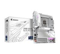 GIGABYTE Carte mère Z890 AORUS ELITE WIFI7 ICE - Prend en charge les processeurs Intel Core Ultra (Série 2), VRM à 16+1+2 phases, jusqu'à 8800MHz DDR5 (OC), 1xPCIe 5.0 + 3xPCIe 4.0, Wi-Fi 7, LAN 2.5GbE, Thunderbolt 4