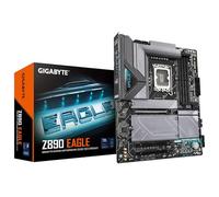 GIGABYTE Z890 EAGLE Carte Mère - Prend en charge les processeurs Intel Core Ultra (Série 2), VRM 14+1+2 phases, jusqu'à 8800MHz DDR5 (OC), 1x PCIe 5.0 M.2 + 3x PCIe 4.0 M.2, LAN 2,5GbE, USB4