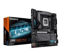 GIGABYTE Z890 EAGLE PLUS Carte Mère - Compatible avec les processeurs Intel Core Ultra (Série 2), VRM 14+1+2 phases, jusqu'à 9466 MHz DDR5 (OC), 1x PCIe 5.0 M.2 + 3x PCIe 4.0 M.2, LAN 2.5 GbE, USB4