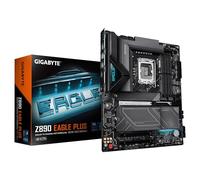 GIGABYTE Z890 EAGLE PLUS Carte Mère - Compatible avec les processeurs Intel Core Ultra (Série 2), VRM 14+1+2 phases, jusqu'à 9466 MHz DDR5 (OC), 1x PCIe 5.0 M.2 + 3x PCIe 4.0 M.2, LAN 2.5 GbE, USB4