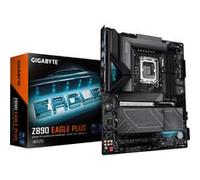 GIGABYTE Z890 EAGLE PLUS Carte Mère - Compatible avec les processeurs Intel Core Ultra (Série 2), VRM 14+1+2 phases, jusqu'à 9466 MHz DDR5 (OC), 1x PCIe 5.0 M.2 + 3x PCIe 4.0 M.2, LAN 2.5 GbE, USB4