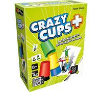 Gigamic Jeu de réflexe Crazy Cups Plus – 6 à 99 ans – Bleu/Jaune