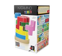 Gigamic - KATAMINO Tower, Rouge, Bleu, Vert, Jaune, et Une Autre Couleur