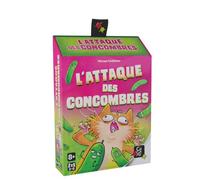 Gigamic - L'Attaque des Concombres - Jeu de société - Jeu de Cartes Rapide et Simple - Jeu d'ambiance - pour Toute la Famille ou Entre Amis - Dès 8 Ans - De 3 à 6 Joueurs - Version FR.