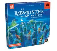 Gigamic- Le Labyrinthe Magique - Un jeu semé d'embuches - Jeu enfant - De 2 à 4 joueurs - A partir de 6 ans !