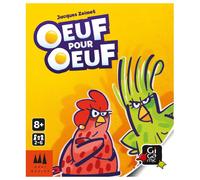 Gigamic Oeuf Pour Oeuf 15 min Jeu de cartes