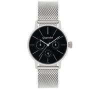 Gigandet Minimalism Montre Femme Montre Multifonction Analogique Quartz Argent Noir G38-006