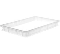 Giganplast Modèle Service Caisse à pâtons blanche, pour pain et pizza, dimensions 60 x 40 x 10 cm
