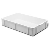 Giganplast Transport Bac pour Aliments, Plastique, Blanc, 60x40x11 cm