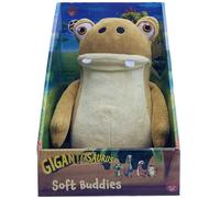 Gigantosaurus: 10 """" Dinosaur Soft Pluxe - Mazu - Tan & Green Huggable Dino Texture Texture Toy Toy TV Series Toddler & Kids Ages 1+