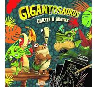 Gigantosaurus - Cartes à gratter - Pochette de 10 cartes à gratter - Dès 3 ans