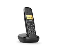 Gigaset A270, Téléphone DECT, Combiné sans fil, Haut-parleur, 80 entrées, Identification de l'appelant, Noir