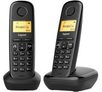 Gigaset A270 - Téléphone portable avec kit mains libres de qualité supérieure - Clavier et écran rétroéclairés - Écran LCD de 1,5" - Jusqu'à 200 heures de veille - Noir