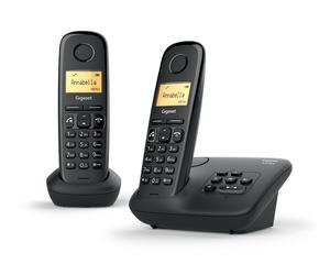 GIGASET A270ADUOBLACK 2 X Téléphone Cordless ÉCO PLUS Système Secrétariat