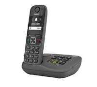 Gigaset A695A - téléphone DECT sans fil avec répondeur - grand écran à haut contraste - excellente qualité audio - profils sonores réglables - fonction mains libres - protection d'appel, Gris