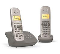 Gigaset AL170A Duo Téléphone fixe sans fil DECT/GAP Répondeur Taupe [Version Française]