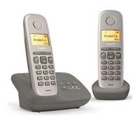 Gigaset AL170A Duo - Téléphone sans fil - système de répondeur avec ID d'appelant - ECO DECT\GAP - gris + combiné supplémentaire Gris G
